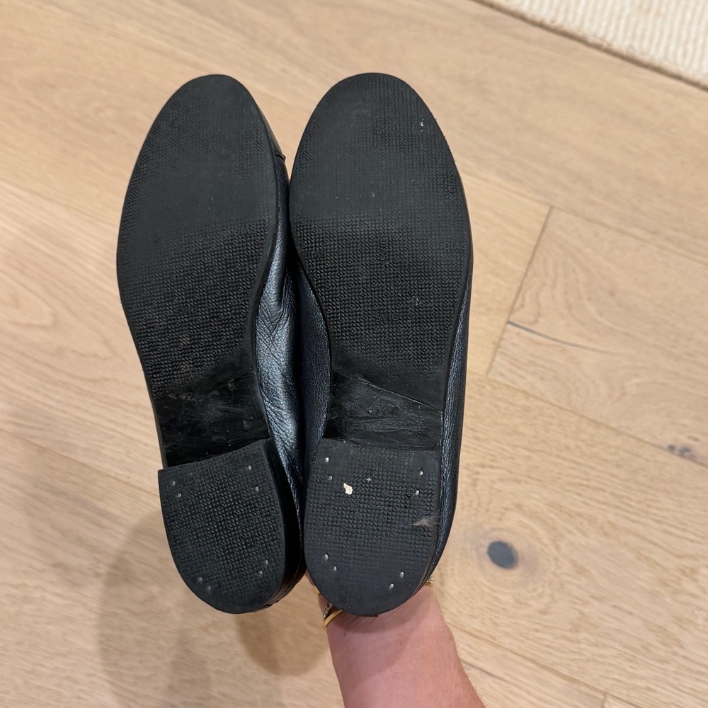 CHANEL Grey Metallic Ballet Flats - Picture 4 of 4
